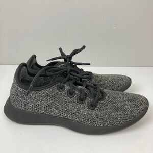 Allbirds Tree Runner Casual Everyday Lace Up Sneakers Grey Charcoal Women's sz 8